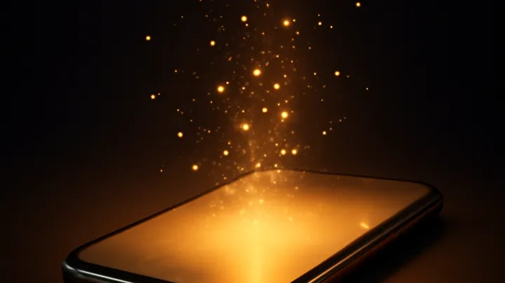 STARMAX88 COM - Modern phone with glowing screen STARMAX88 COM Modern phone with glowing screen